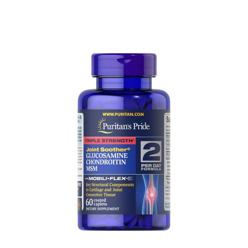 Puritan's Pride Triple Strength Glucosamine, Chondroitin & MSM Joint Soother® (60 Capsule)