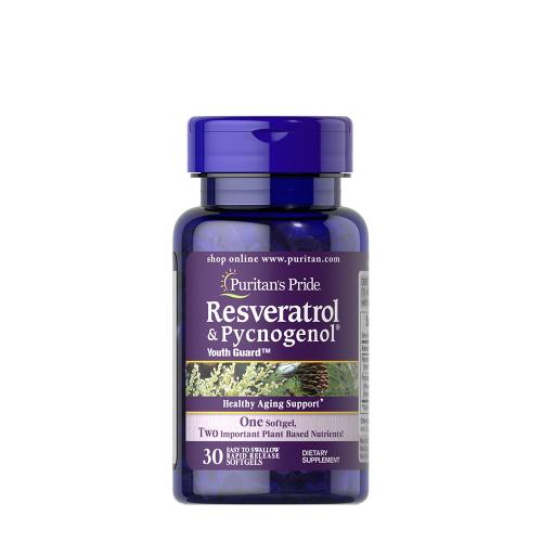 Puritan's Pride Resveratrol 100 mg & Pycnogenol® 30 mg (30 Capsule moi)