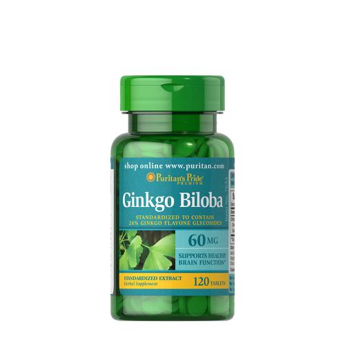 Puritan's Pride Ginkgo Biloba Standardized Extract 60 mg (120 Comprimate)