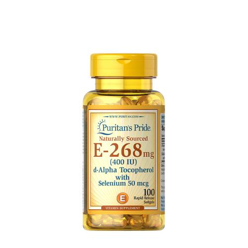 Puritan's Pride Vitamin E-with Selenium 400 IU Natural (100 Capsule moi)