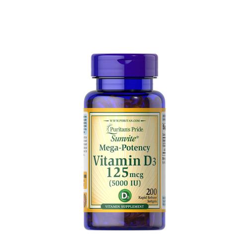 Puritan's Pride Vitamin D3 5000 IU (200 Capsule moi)