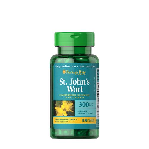 Puritan's Pride Extractul standardizat de sunătoare St. John's Wort - St. John's Wort Standardized Extract (100 Capsule)