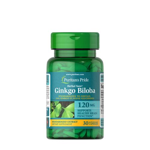 Puritan's Pride Ginkgo Biloba Standardized Extract 120 mg (30 Capsule)