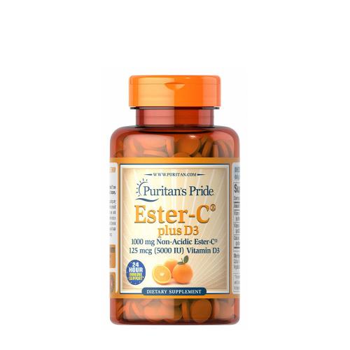 Puritan's Pride Ester-C® Plus D3 - Ester-C® Plus D3 (60 Comprimate)