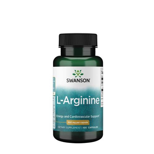 Swanson L-Arginine 500 mg (100 Capsule)