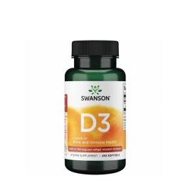 Swanson Vitamina D3 - Vitamin D3 (250 Capsule moi)