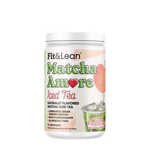 Fit & Lean Matcha Amore - Iced Tea (140 g, Ceai Rece cu Piersici)