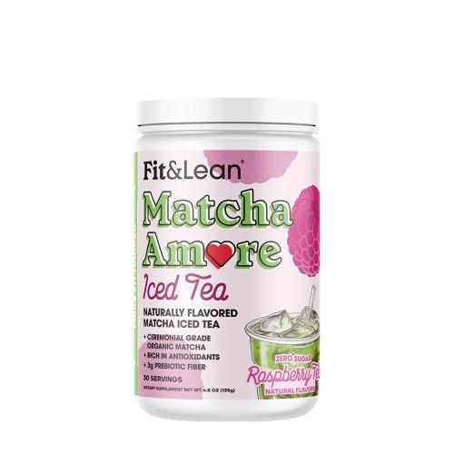 Fit & Lean Matcha Amore - Iced Tea (135 g, Ceai înghețat cu zmeură)