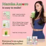 Fit & Lean Matcha Amore - Iced Tea (135 g, Ceai înghețat cu zmeură)
