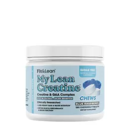   Fit & Lean My Lean Creatine  (120 Comprimate masticabile, Zmeură Albastră)