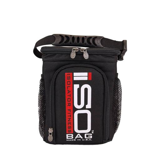 Isolator Fitness ISOBAG 3 Meal (1 db, Negru cu Logo Roșu și Alb)