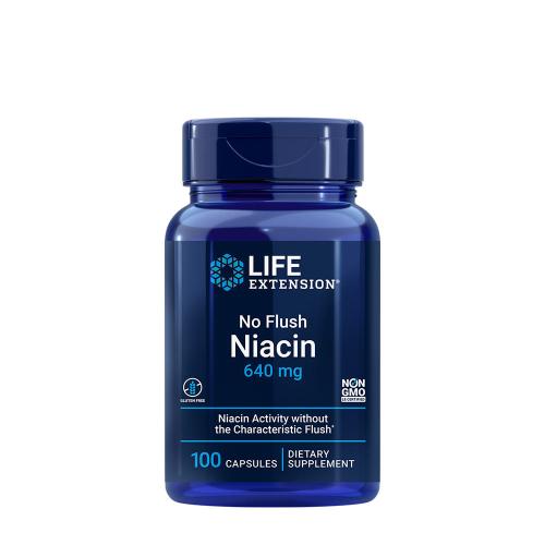 Life Extension No Flush Niacin 640 mg (100 Capsule)