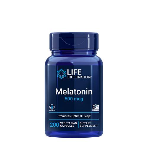 Life Extension Melatonin 500 mcg (200 Capsule Vegetale)
