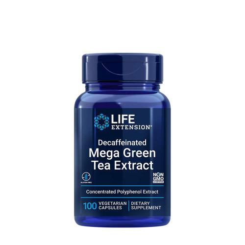 Life Extension Decaffeinated Mega Green Tea Extract  (100 Capsule Vegetale)
