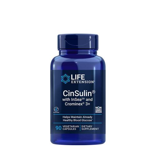 Life Extension CinSulin with InSea2 and Crominex 3+ (90 Capsule Vegetale)