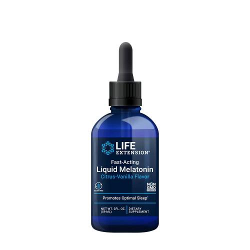 Life Extension Fast-Acting Liquid Melatonin (Citrus-Vanilla) (59 ml, Citrice și Vanilie)