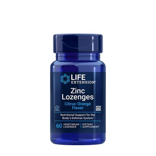 Life Extension Zinc Lozenges (Citrus-Orange Flavor) (60 Comprimate de Supt)