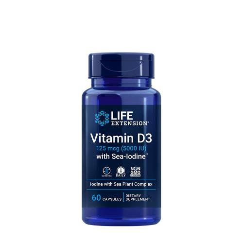 Life Extension Vitamin D3 with Sea-Iodine™ (60 Capsule)