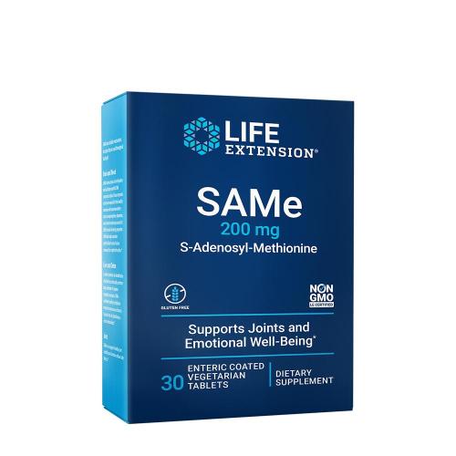 Life Extension SAMe 200 mg (S-Adenosyl-Methionine) (30 Comprimate)