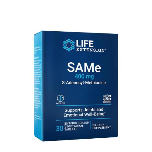 Life Extension SAMe 400 mg (S-Adenosyl-Methionine) (30 Comprimate)
