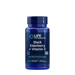   Life Extension Black Elderberry + Vitamin C (60 Capsule Vegetale)