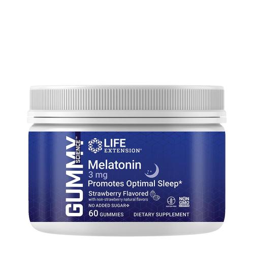 Life Extension Gummy Science™ Melatonin (60 Jeleuri)