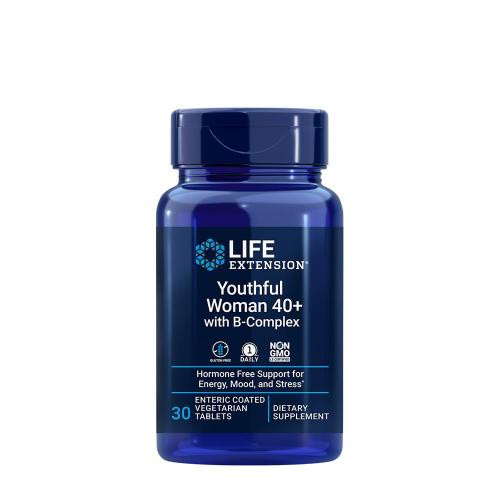 Life Extension Youthful Woman 40+ with B-Complex (30 Veg Comprimate)