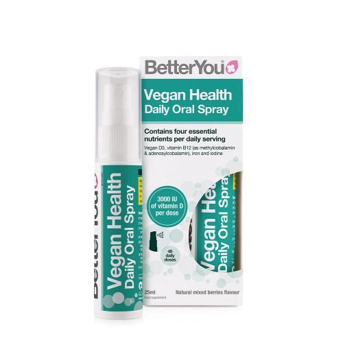BetterYou Vegan Health Oral Spray  (25 ml, Mix Fructe de Pădure)