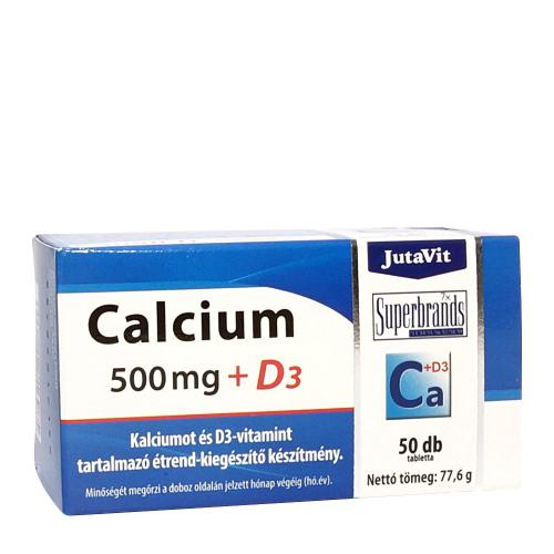 JutaVit Calcium 500 mg + D3 tablet (50 Comprimate)