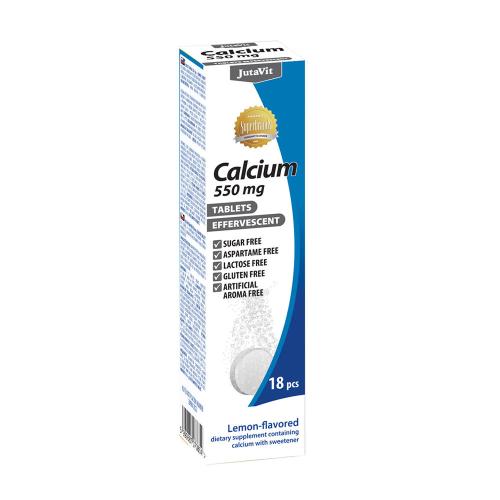 JutaVit Calcium 500 mg effervescent tablet (18 Comprimate Efervescente, Lămâie)