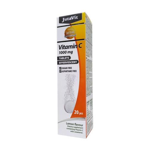 JutaVit Vitamin C 1000 mg effervescent tablet (20 Comprimate Efervescente, Lămâie)