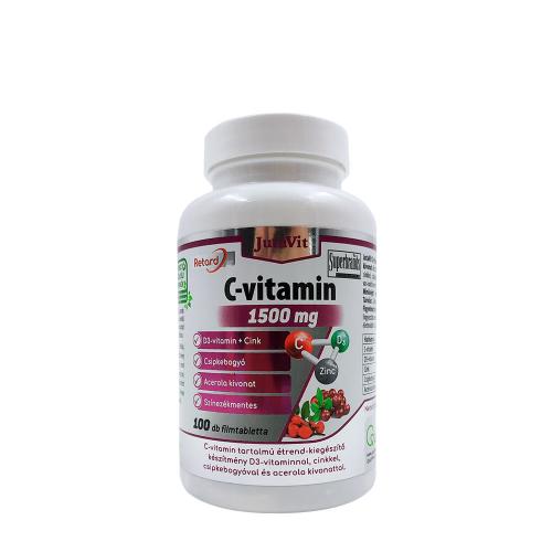 JutaVit Vitamin C 1500 mg + Acerola + D3 + Zinc (100 Comprimate)