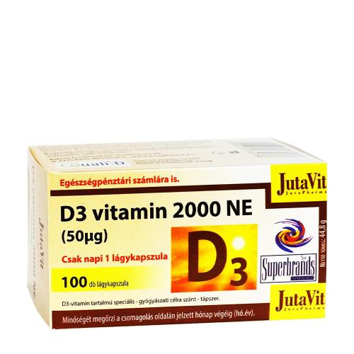 JutaVit Vitamin D 2000 IU (50 mcg) softgel (100 Capsule moi)