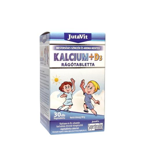 JutaVit Calcium + D3 chewable tablets for Children (30 Comprimate masticabile)