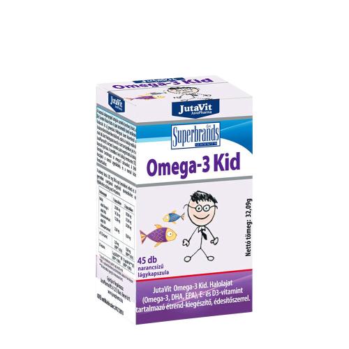 JutaVit Omega-3 Kid Orange Flavoured softgel (45 Capsule moi, Portocale)