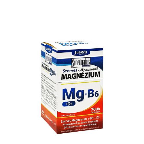 JutaVit Organic Magnesium + B6 + D3 tablet (70 Comprimate)