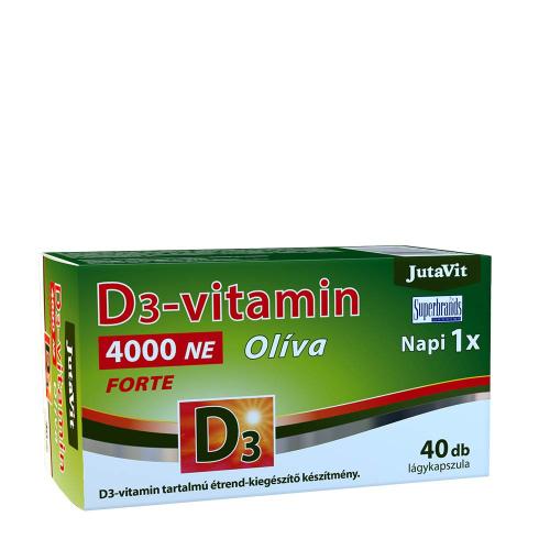 JutaVit Vitamin D3 4000 IU Forte (40 Capsule moi)