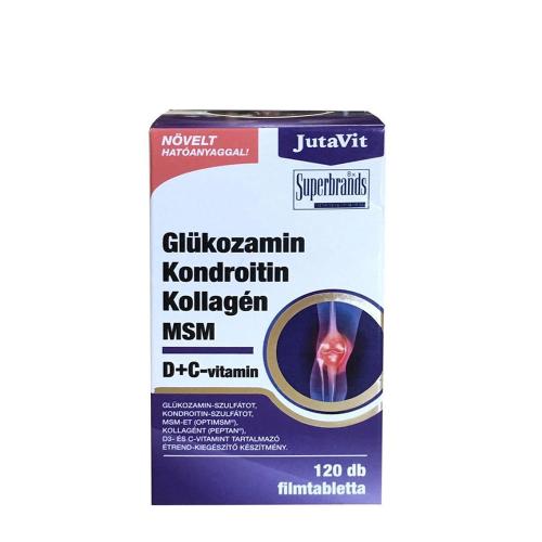 JutaVit Glucosamine Collagen MSM Vitamin D + C (120 Comprimate)