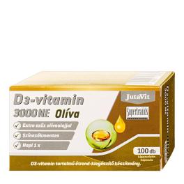 JutaVit Vitamin D3 3000 IU (Olive) (100 Capsule moi)