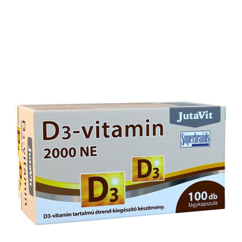 JutaVit Vitamin D3 2000 IU (50μg) (100 Capsule moi)