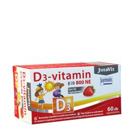   JutaVit Vitamin D3 Kid 800 IU (60 Comprimate masticabile, Căpșuni)