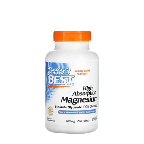 Doctor's Best High Absorption Magnesium 100 mg (240 Comprimate)