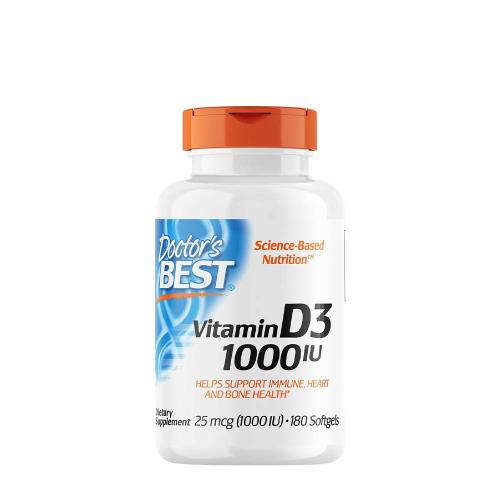Doctor's Best Vitamin D3 1000 IU (180 Capsule moi)