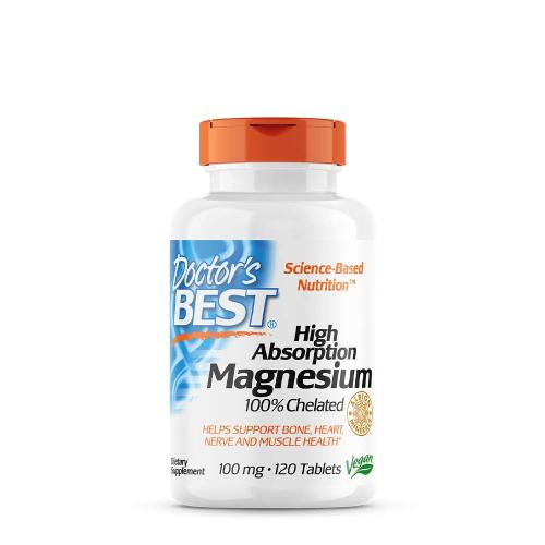 Doctor's Best High Absorption Magnesium 100 mg (120 Comprimate)