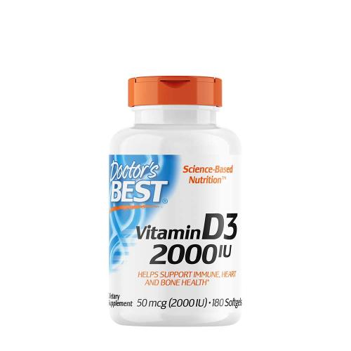 Doctor's Best Vitamin D3 2000 IU (180 Capsule moi)