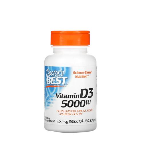 Doctor's Best Vitamin D3 5000 IU (180 Capsule moi)
