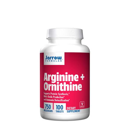 Jarrow Formulas Arginine + Ornithine 750 mg (100 Comprimate)