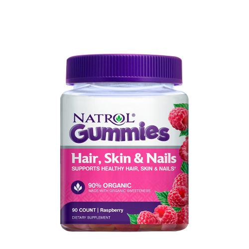 Natrol Hair, Skin & Nails (90 Jeleuri, Zmeură)