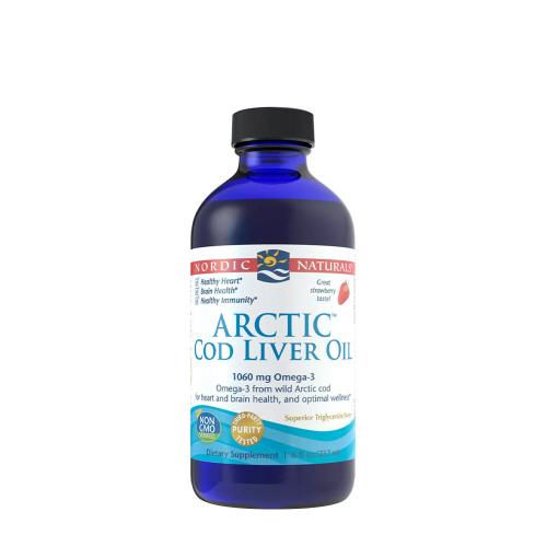 Nordic Naturals Arctic Cod Liver Oil 1060 mg (237 ml, Căpșuni)