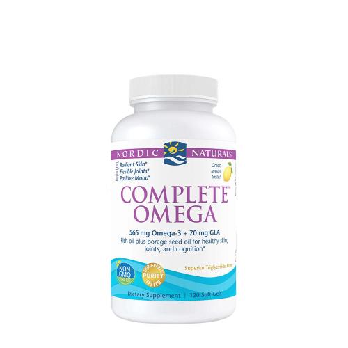 Nordic Naturals Complete Omega 565 mg (120 Capsule moi, Lămâie)